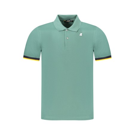 K-WAY POLO MANICHE CORTE UOMO VERDE