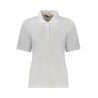 K-WAY POLO MANICHE CORTE DONNA BIANCO