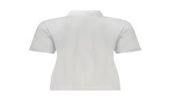 K-WAY POLO MANICHE CORTE DONNA BIANCO