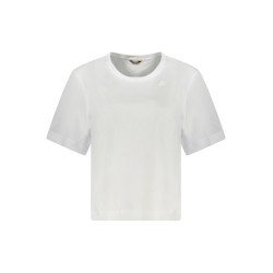 K-WAY T-SHIRT MANICHE CORTE DONNA BIANCO