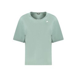 K-WAY T-SHIRT MANICHE CORTE DONNA VERDE