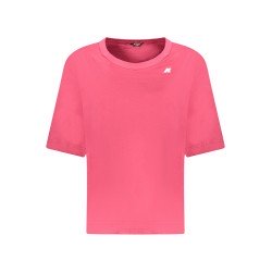 K-WAY T-SHIRT MANICHE CORTE DONNA ROSA