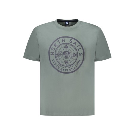 NORTH SAILS T-SHIRT MANICHE CORTE UOMO VERDE