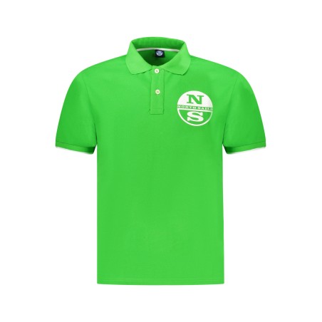 NORTH SAILS POLO MANICHE CORTE UOMO VERDE