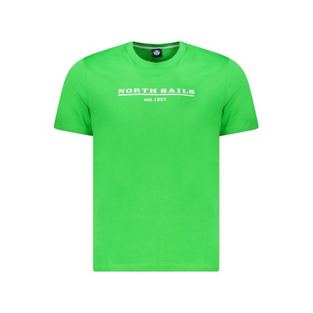 NORTH SAILS T-SHIRT MANICHE CORTE UOMO VERDE