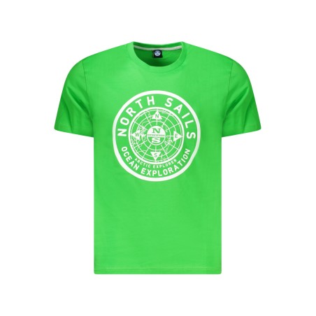 NORTH SAILS T-SHIRT MANICHE CORTE UOMO VERDE