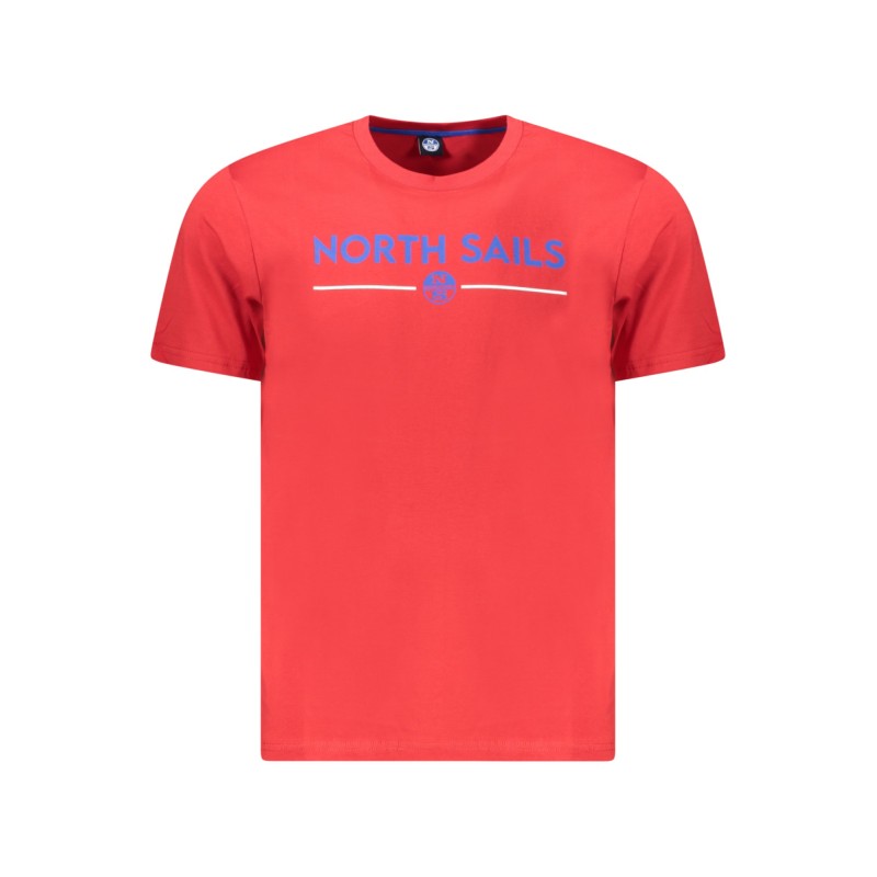 NORTH SAILS T-SHIRT MANICHE CORTE UOMO ROSSO