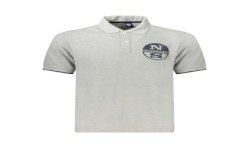 NORTH SAILS POLO MANICHE CORTE UOMO GRIGIO
