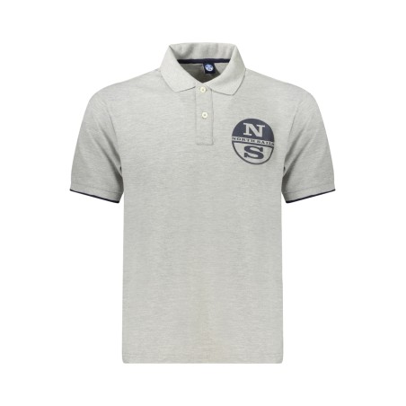 NORTH SAILS POLO MANICHE CORTE UOMO GRIGIO