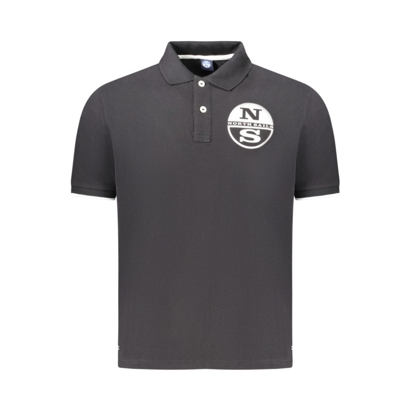 NORTH SAILS POLO MANICHE CORTE UOMO NERO