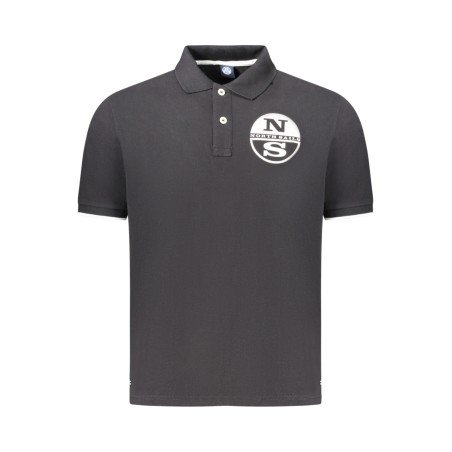 NORTH SAILS POLO MANICHE CORTE UOMO NERO