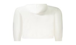 K-WAY FELPA CON ZIP UOMO BIANCO