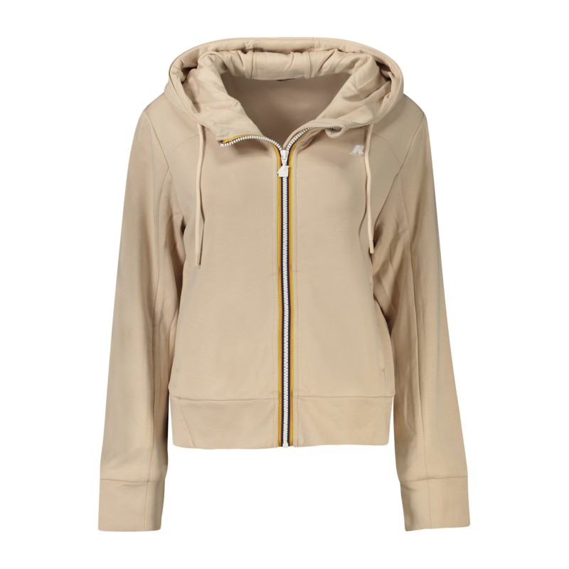 K-WAY FELPA CON ZIP DONNA ROSA