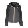 K-WAY FELPA CON ZIP DONNA NERO
