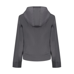 K-WAY FELPA CON ZIP DONNA NERO