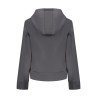K-WAY FELPA CON ZIP DONNA NERO