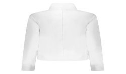 K-WAY FELPA CON ZIP DONNA BIANCO