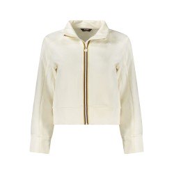 K-WAY FELPA CON ZIP DONNA BIANCO