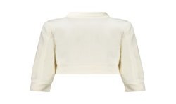 K-WAY FELPA CON ZIP DONNA BIANCO