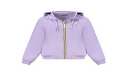 K-WAY FELPA CON ZIP DONNA VIOLA