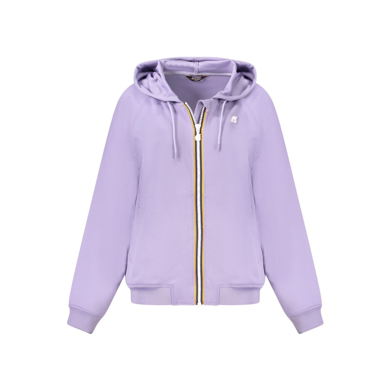 K-WAY FELPA CON ZIP DONNA VIOLA
