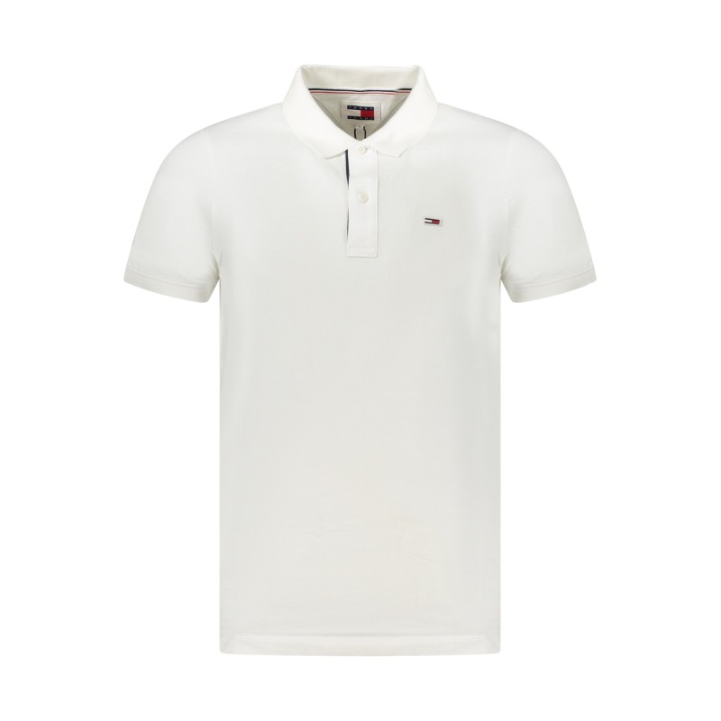 TOMMY HILFIGER POLO MANICHE CORTE UOMO BIANCO