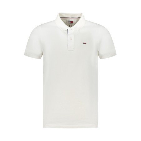 TOMMY HILFIGER POLO MANICHE CORTE UOMO BIANCO