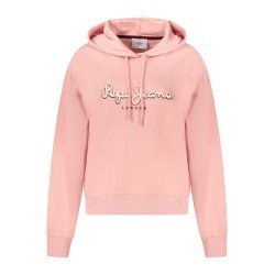 PEPE JEANS FELPA SENZA ZIP DONNA ROSA