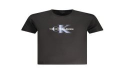 CALVIN KLEIN T-SHIRT MANICHE CORTE UOMO NERO
