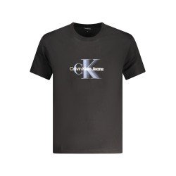 CALVIN KLEIN T-SHIRT MANICHE CORTE UOMO NERO