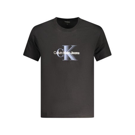 CALVIN KLEIN T-SHIRT MANICHE CORTE UOMO NERO