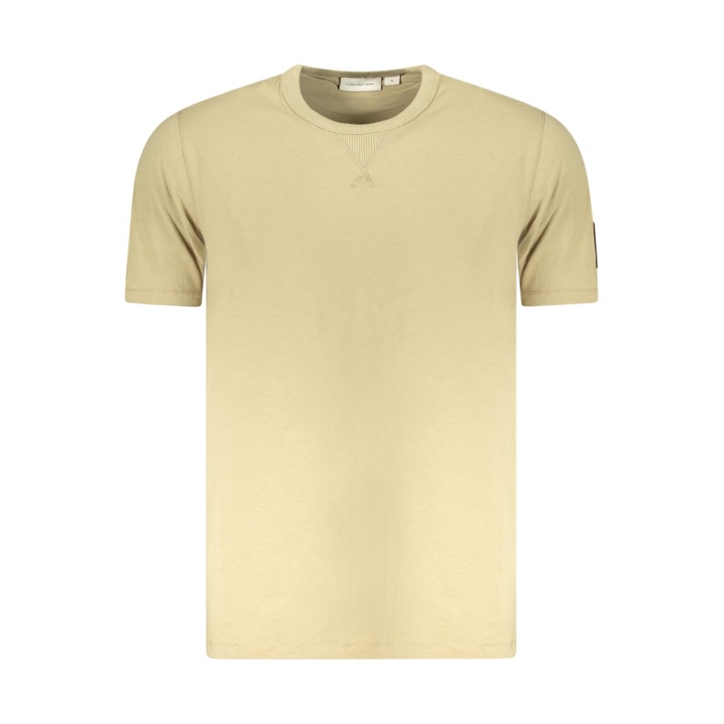 CALVIN KLEIN T-SHIRT MANICHE CORTE UOMO VERDE