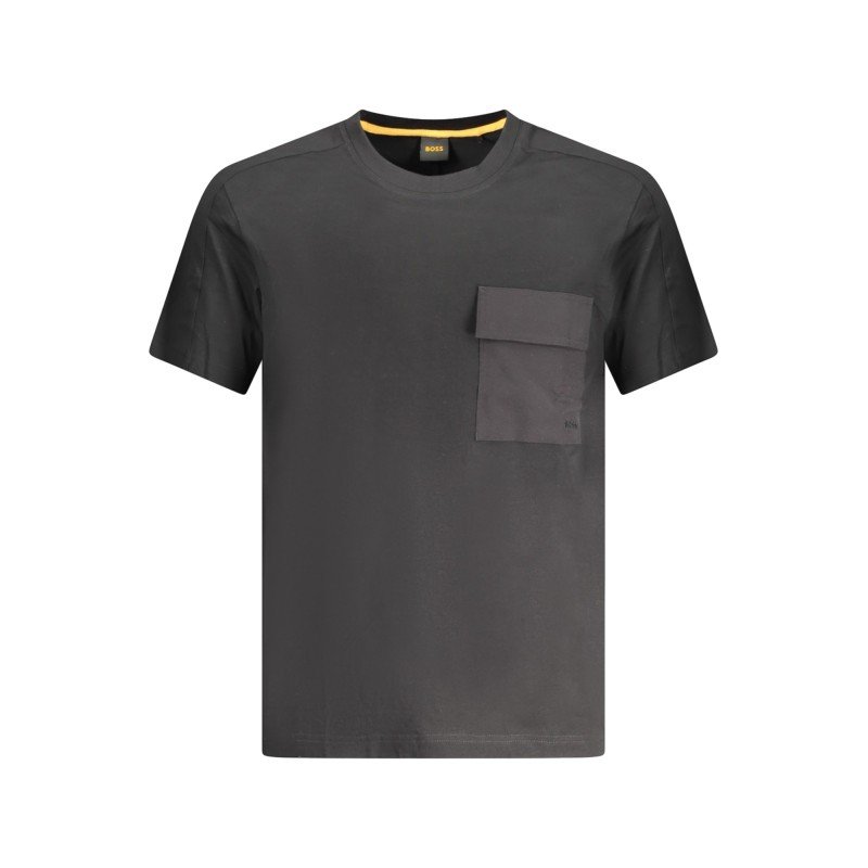 HUGO BOSS T-SHIRT MANICHE CORTE UOMO NERO