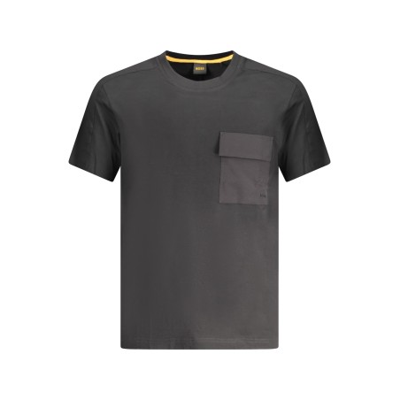 HUGO BOSS T-SHIRT MANICHE CORTE UOMO NERO