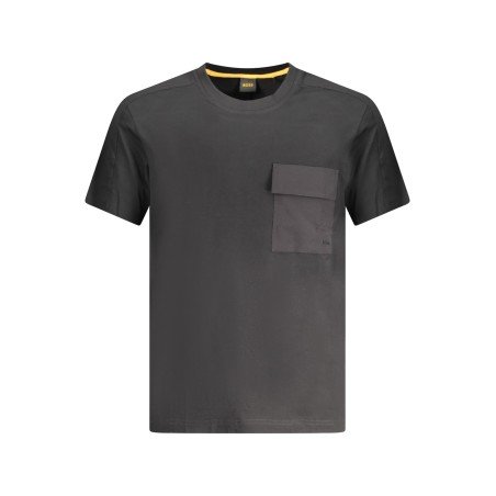HUGO BOSS T-SHIRT MANICHE CORTE UOMO NERO