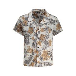 HUGO BOSS CAMICIA MANICHE CORTE UOMO BIANCO