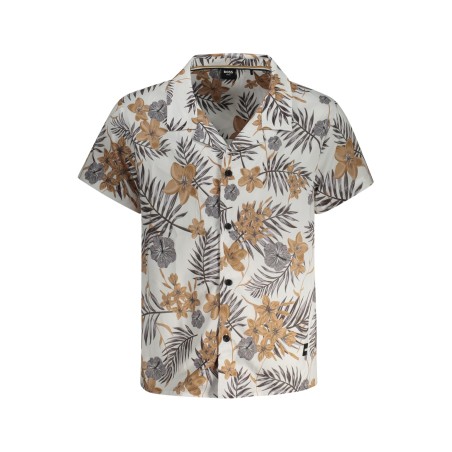 HUGO BOSS CAMICIA MANICHE CORTE UOMO BIANCO