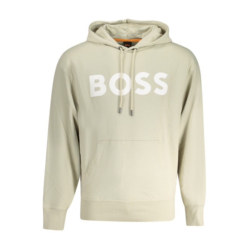 HUGO BOSS FELPA SENZA ZIP UOMO BEIGE HUGO BOSS FELPA SENZA ZIP UOMO BEIGE