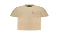 HUGO BOSS T-SHIRT MANICHE CORTE UOMO BEIGE