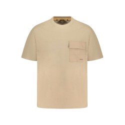 HUGO BOSS T-SHIRT MANICHE CORTE UOMO BEIGE