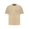 HUGO BOSS T-SHIRT MANICHE CORTE UOMO BEIGE