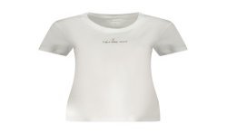 CALVIN KLEIN T-SHIRT MANICHE CORTE DONNA BIANCO