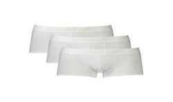 BIKKEMBERGS BOXER UOMO BIANCO