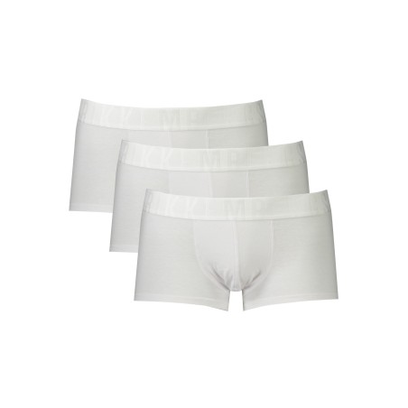 BIKKEMBERGS BOXER UOMO BIANCO