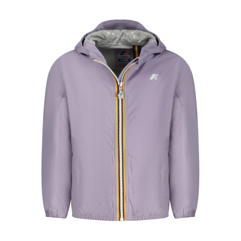 K-WAY GIACCA SPORTIVA BAMBINA VIOLA K-WAY GIACCA SPORTIVA BAMBINA VIOLA