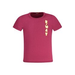 K-WAY T-SHIRT MANICHE CORTE BAMBINA VIOLA