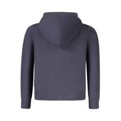 K-WAY FELPA CON ZIP BAMBINO BLU