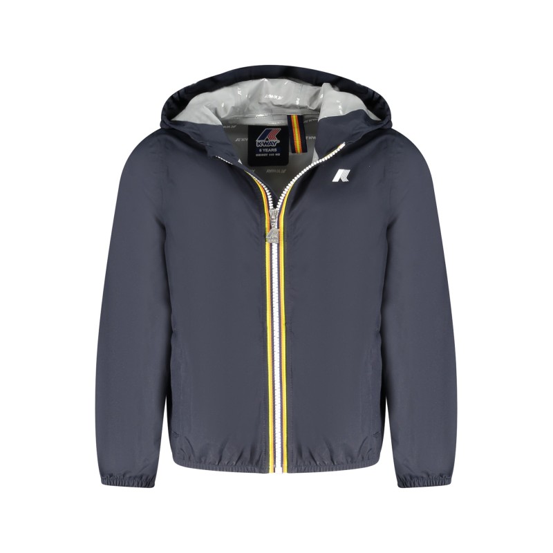 K-WAY GIACCA SPORTIVA BAMBINO BLU