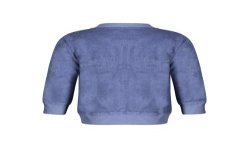 K-WAY FELPA CON ZIP BAMBINO BLU