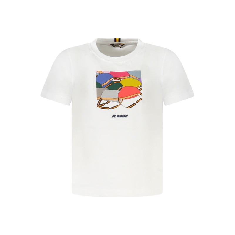 K-WAY T-SHIRT MANICHE CORTE BAMBINO BIANCO K-WAY T-SHIRT MANICHE CORTE BAMBINO BIANCO